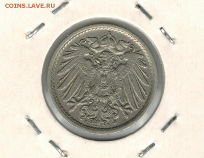 Германия 5 пфеннигов 1906 до 19.08.2014   22-00 - 1 13