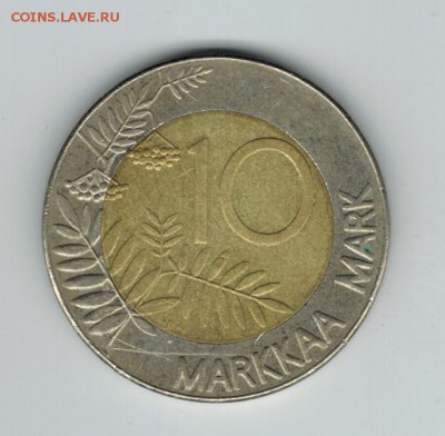 Финляндия 10 марок 1994 до 19.08.2014   22-00 - 1 8
