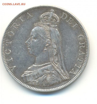 Ag. британия двойной флорин 1887. XF+ . до 21.08 22:00 - 10