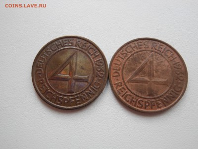 4 рейспфенниг 2 шт. 1932 А,Е медь до 20.08.14 г. в 23.00 мск - DSCN6867[1].JPG