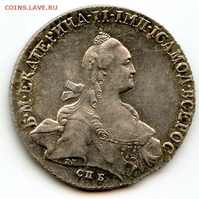 Рубль 1766 год СПБ-ЯI оценка... - 76_1_006