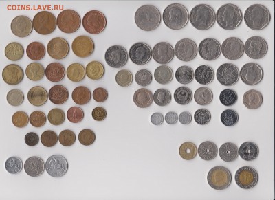 Иностранные, разных стран около 110 монет - г