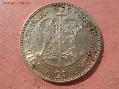 ЮАР: Ag-500 2 шиллинга (флорин) 1955 до 25.08.14, 22-00 - ЮАР флорин 1955-1.JPG