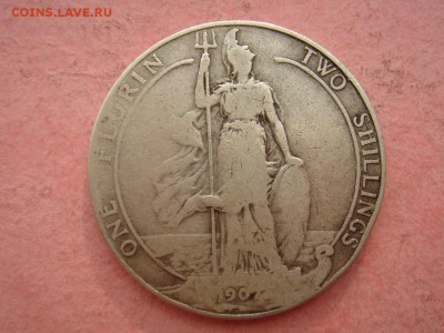 Великобритания: Ag-925 флорин 1907 Эдвард 7 до 25.08 22 - Флорин 1907-1.JPG