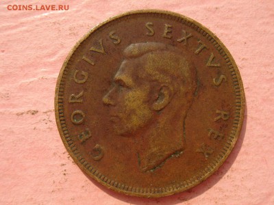 ЮАР: пенни 1949 Георг 6 не император С РУБЛЯ! до 25.08 22 - ЮАР пенни 1949-2-2.JPG