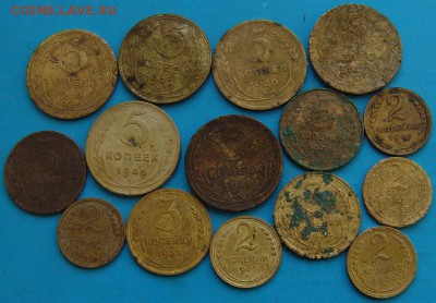 2,3,5 копеек до 1958г 15 шт - DSC06500.JPG