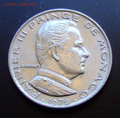 2 франка (1978) до 25.08 (22.00) - Монако 0,5 франка (1978) №1 А