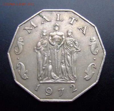 с 1 руб. МАЛЬТА 50 центов (1972) до 25.08 (22.00) - Мальта 50 центов (1972) А