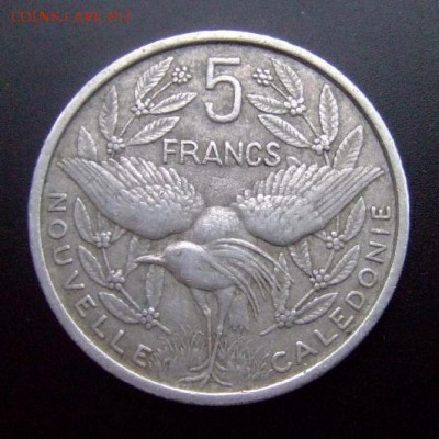 с 1 руб. НОВАЯ КАЛЕДОНИЯ 5 франков (1952) до 25.08 (22.00) - Новая Каледония 5 франков (1952) Р