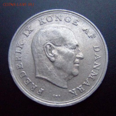 с 1 руб. ДАНИЯ 1 крона (1963) до 25.08 (22.00) - Дания 1 крона (1963) А