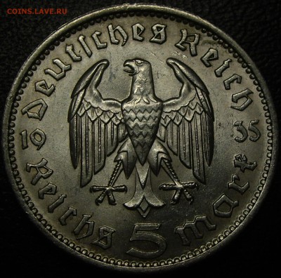 5 марок 1935 г. (F) Гинденбург, приятная, до 22.08.14 - IMGP0103.JPG