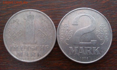 ГДР 1, 2 марки - 2 монеты до 25.08_22:00 - IMAG1181