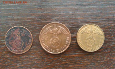 Третий рейх 1, 2, 5 рейхсфеннигов 1938-1939  до 25.08_22:00 - IMAG1234