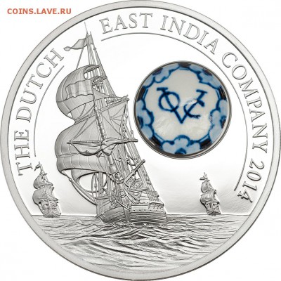 Монеты с Корабликами - _Royal_Delft_VOC_reverse