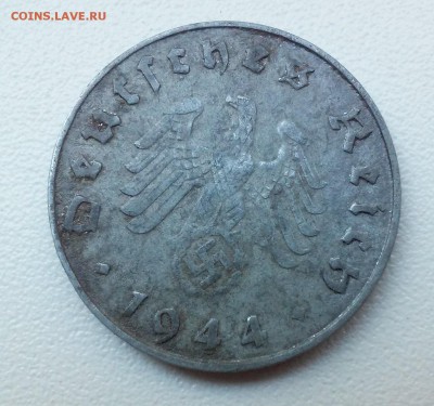 ГЕРМАНИЯ, 10 рейхспфенингов 1944G! До 23.08 22:00 - G220140821