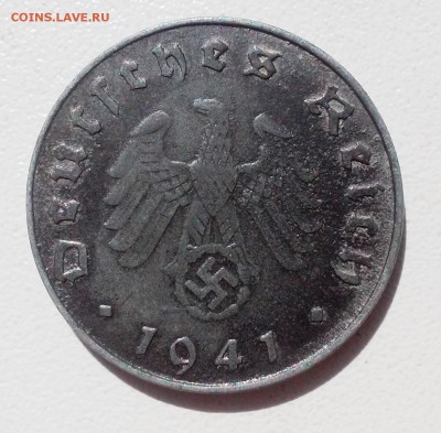 ГЕРМАНИЯ, 10 рейхспфенингов 1941J! До 23.08 22:00 - J220140821
