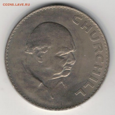 Великобритания крона 1965 Черчилль 25.08 в 22.00мск (9410) - 4-вел65а