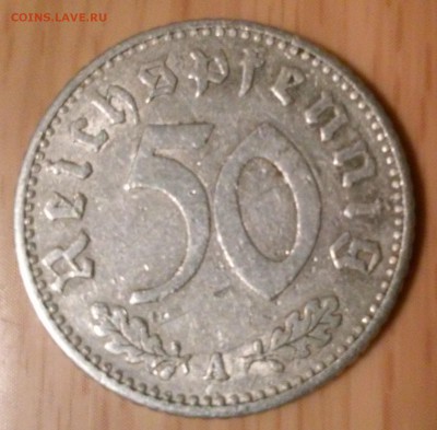 ГЕРМАНИЯ, 50 пфеннигов 1935A! до 23.08.2014 - 20140821_223119