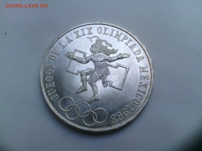 Мексика 25 песо 1968 Олимпиада индеец до 24.08 - IMG_20140822_143022