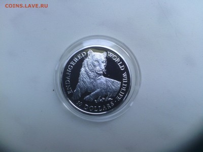 Острова Кука 10 долларов 1990 год ТИГР до 24.08 - IMG_20140822_142932