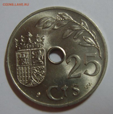 25 сентимос ИСПАНИЯ 1937г UNC до 25.08.14г 22.30 МСК - S8301349.JPG