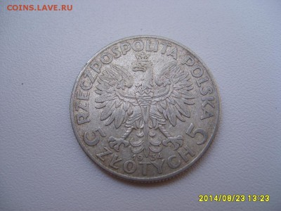 ПОЛЬША,5 злотых 1934г(Ядвига)!До 26.08.2014 г - S6001642.JPG