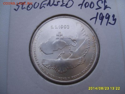 СЛОВАКИЯ,100 крон 1993г(Unc,холдер)!до 26.08.2014 - S6001639.JPG