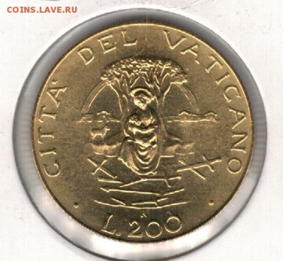 ВАТИКАН 200 ЛИР 1987 ДЕВА МАРИЯ ДО 28.08 В 22.00 (9780) - 4-ват200л87а