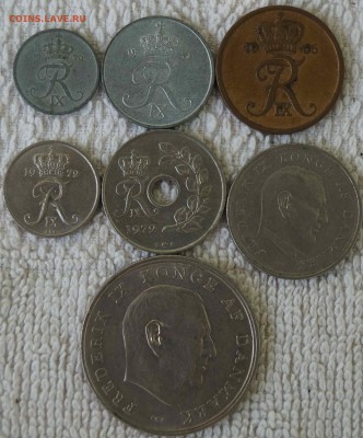 Монеты Дании 14 шт. разных годов до 29.08.2014 - Дания2.JPG