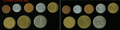 Финляндия набор 8 монет до 22:00мск 29.08.14 - Финляндия