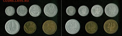 Социалистическая Польша набор 7 монет до 22:00мск 29.08.14 - Польша