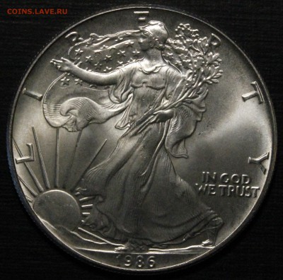 1 доллар США 1986 Свобода.UNC люкс.27.08.14__22:00 - _MG_0140.JPG