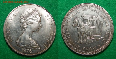 Предпродажная. Монеты мира (пополняемая). - Мэн Крона 1976
