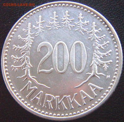 Финляндия_200 марок 1957. Серебро; до 25.08_22.18мск - 8543