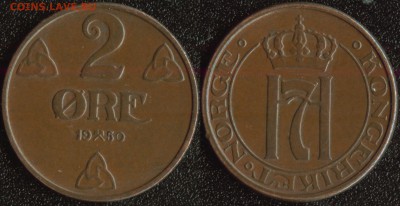 Норвегия 2 оре 1950 до 22:00мск 30.08.14 - Норвегия 2 оре 1950