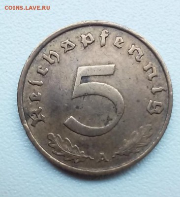 ГЕРМАНИЯ 5 Рейсхпфеннигов 1938A! До 27.08.2014 - 20140825_161935