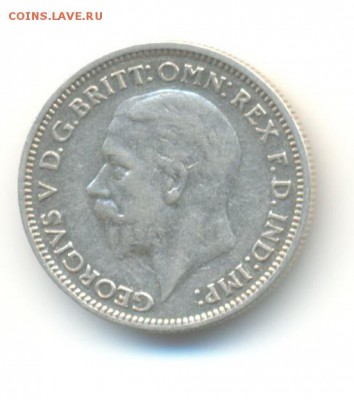 Ag. британия 6 пенсов 1933. XF . до 28.08 22:00 - 11