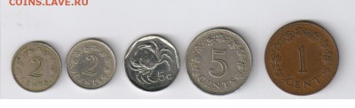 СТАРАЯ МАЛЬТА - 5 монет 1971-2001гг до 02.09.2014г 21-00 - МАЛЬТА7
