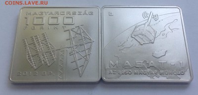 Монеты евро и других стран ЕвропыНовинка Андорра евро 2150 р - 1000 форинтов Венгрия 2012 МАсат без капсулы