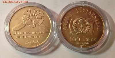 Монеты евро и других стран ЕвропыНовинка Андорра евро 2150 р - 100 форинтов Венгрия 1998 Независимость