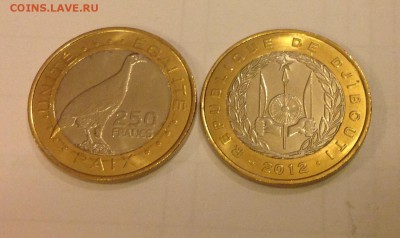 Монеты евро и других стран ЕвропыНовинка Андорра евро 2150 р - 250 франков Джибути 2012