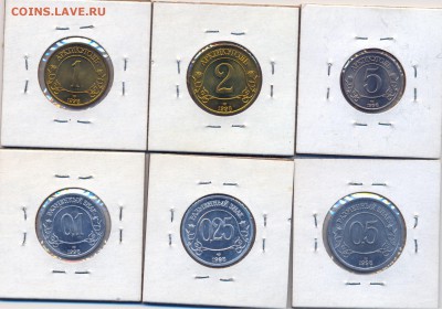 Редкий набор Арктикуголь-1998 (6 шт) unc до 31.08 в 22-00 - 2