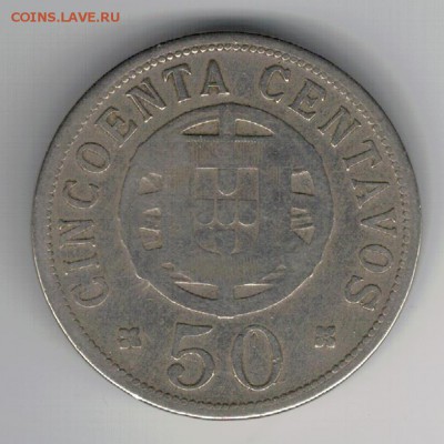 Ангола 50 сентаво 1928 до 01.09.14 в 22.00мск (9651) - 4-ан50а