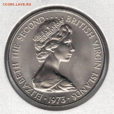 Брит.Вирг.о-ва 25 центов 1973 Кукушки 01.09 в 22.00 (9783) - 4-бво