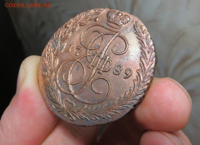 Штемпельный блеск 5 КОПЕЕК 1789г. Е.М.ОЦЕНКА,изучение спроса - IMG_8833.JPG