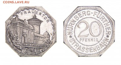 Нюрнберг 20 пф. Frauentor 1921 №2 до 3.09 в 22.00 по МСК - Нюрнберг 20 пф. Frauentor 1921