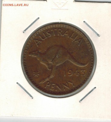 Австралия 1 пенни 1943 до 29.08.2014  22-00 - 1