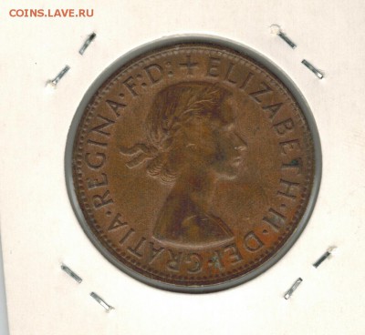 Австралия 1 пенни 1963 до 29.08.2014  22-00 - 1 27