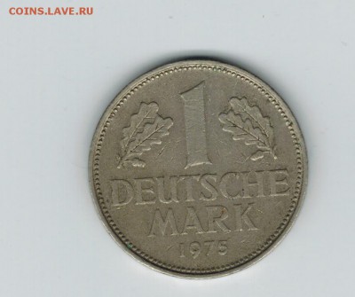 Германия 1 марка 1975 до 29.08.2014   22-00 - 1 3