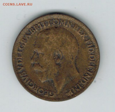 Великобритания фартинг 1916 до 29.08.2014   22-00 - 1 20